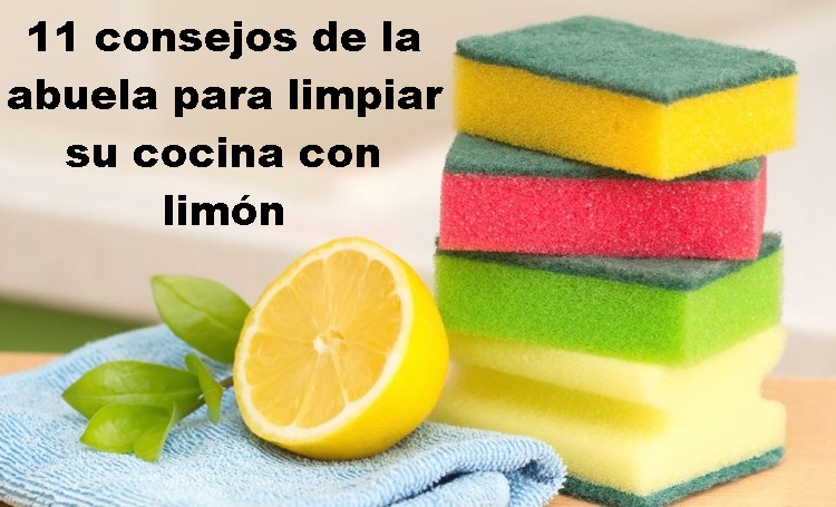 11 consejos de la abuela para limpiar su cocina con limón