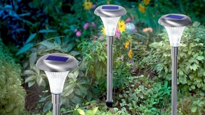 iluminación solar para tu jardín