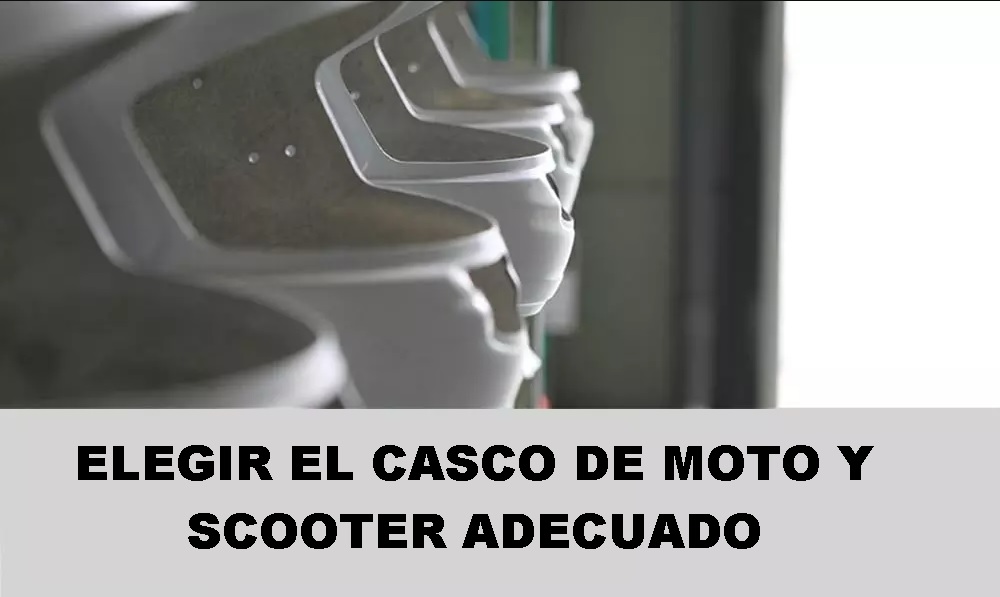 ELEGIR EL CASCO DE MOTO Y SCOOTER ADECUADO