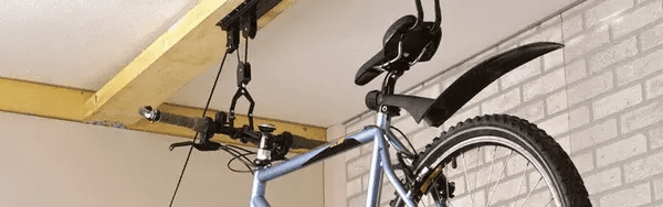Cuelga soportes bicicleta del techo, solución para ahorrar espacio soportes bicicleta
